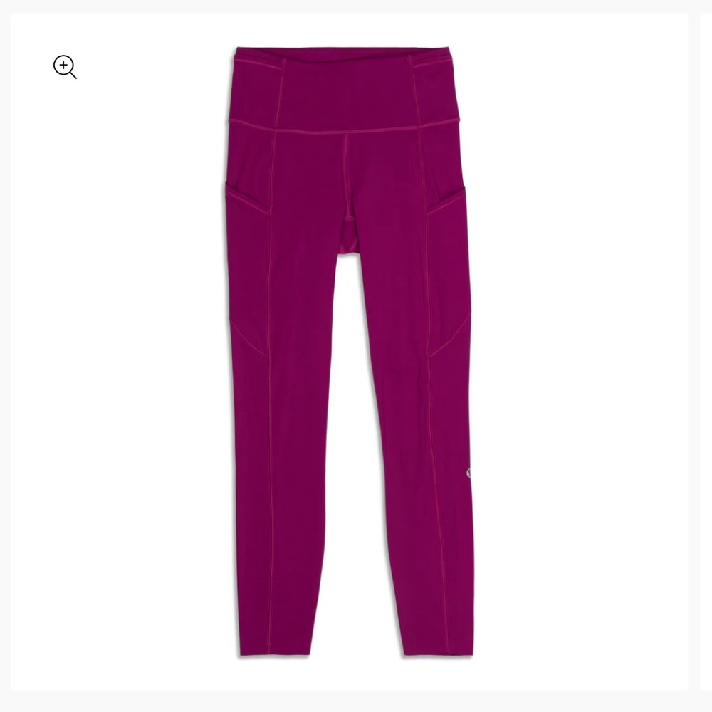 Lululemon Fast and Free Leggings- Magenta Purple